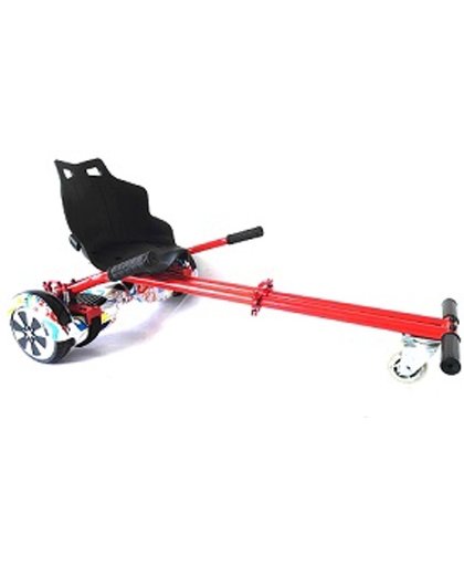 CELECT HOVERKART RED with PVC seating double ROD