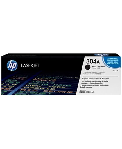 HP 304A Lasertoner 3500 pagina's Zwart