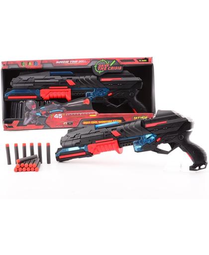 Serve and protect shooter large 50 met 10 darts