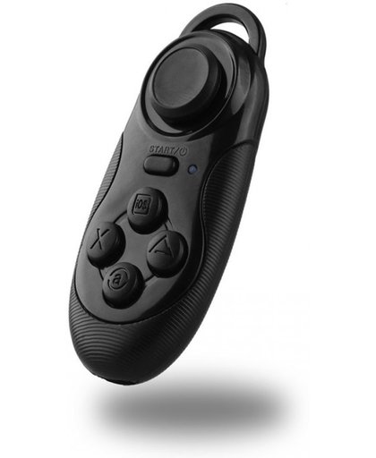 Bluetooth Gamepad en Remote Control met Joystick voor o.a. android smartphone-bediening bij gebruik VR Virtual Reality bril, zwart