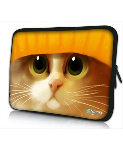 Laptop sleeve 11.6 inch schattig katje - Sleevy