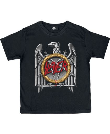 Slayer Silver Eagle Kindershirt zwart