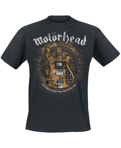 Motörhead Bass Guitar T-shirt zwart