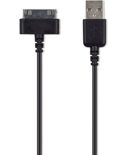 Under Control - 30 Pins USB Oplaadkabel - Voor iPhone 4 / iPhone 3 /iPad - Zwart