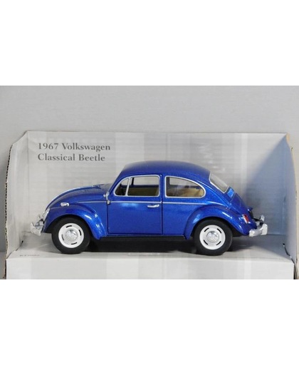 Volkswagen Classical Beetle 1967 1:24 Kinsmart KT7002 Blauw