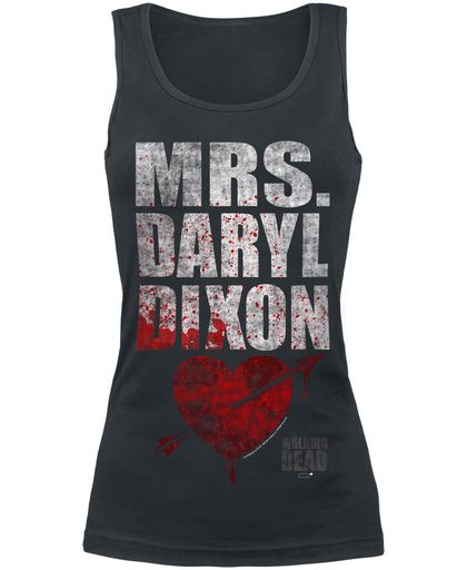 The Walking Dead Mrs. Daryl Dixon Girls top zwart