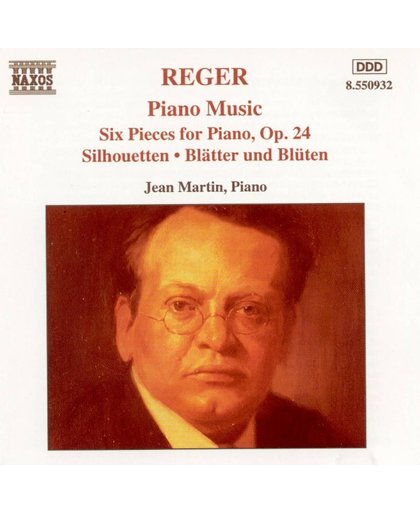 Reger: Piano Music / Jean Martin