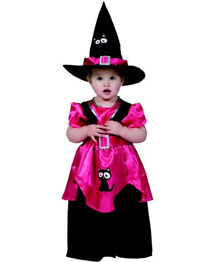 Roze heksen kostuum voor meisjes Halloween  - Kinderkostuums - 98/104