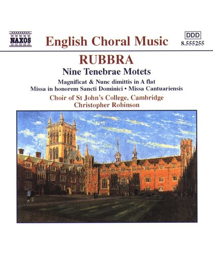 Rubbra: Nine Tenebrae Motets etc / Robinson, Choir of St John's College