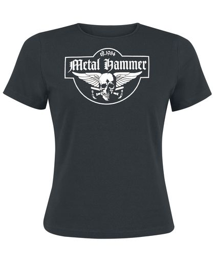 Metal Hammer Skully Girls shirt zwart