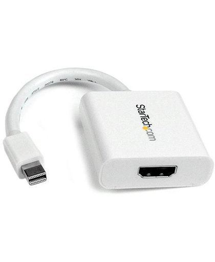 StarTech.com Mini DisplayPort naar HDMI Video Adapter Converter Wit kabeladapter/verloopstukje