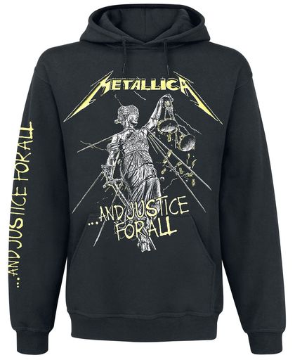 Metallica ...And Justice For All Trui met capuchon zwart