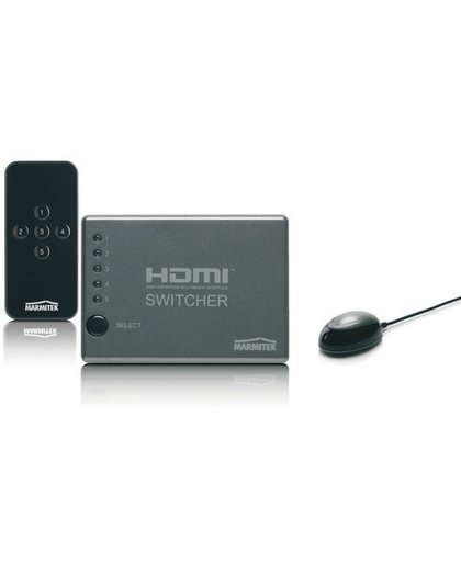 Marmitek Connect 350 HDMI Auto switch | 5 in / 1 uit | 3D