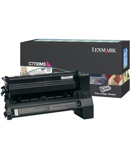 Lexmark C77x, X772e 6K magenta retourprogr. printcartr.