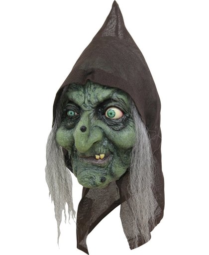 3/4 Oude heks masker voor Halloween  - Verkleedmasker - One size