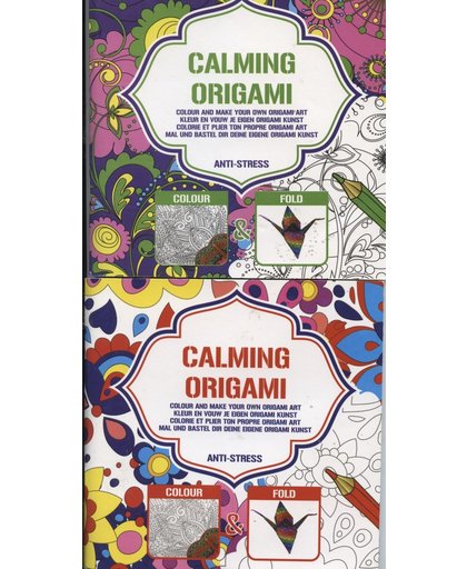Kleurboek volwassenen - Calming Origami