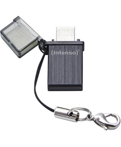 Intenso Mini Mobile Line, 16GB 16GB USB 2.0 Capacity Zwart USB flash drive