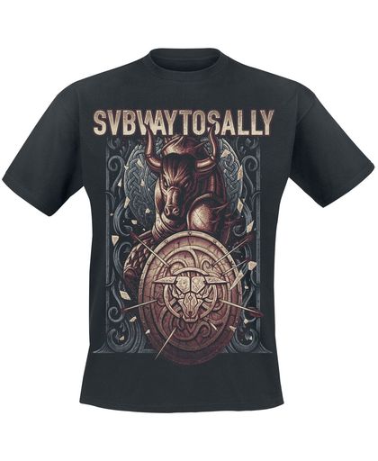 Subway To Sally Taurus Warrior T-shirt zwart