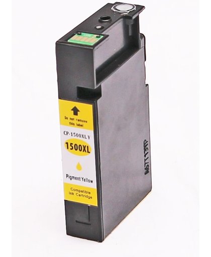 Toners-kopen.nl PGI-1500XLY PGI1500XLY alternatief - compatible inkt cartridge voor Canon PGI 1500XL geel