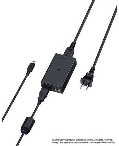 Sony AC/USB Adaptor PS3 Zwart netvoeding & inverter