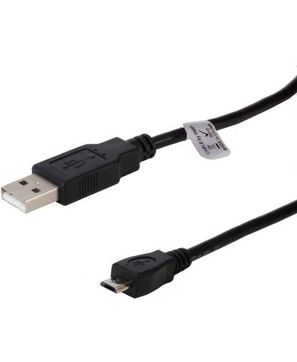 Zware Kwaliteit USB kabel laadkabel 3 Mtr. Geschikt voor: BlackBerry Curve 9310 - BlackBerry Passport - BlackBerry Priv - Copper core oplaadkabel laadsnoer. datakabel met sync functie. Oplaadsnoer tot 3A.