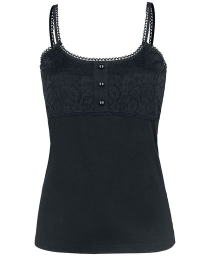 Gothicana by EMP Ladies Come First Girls top zwart