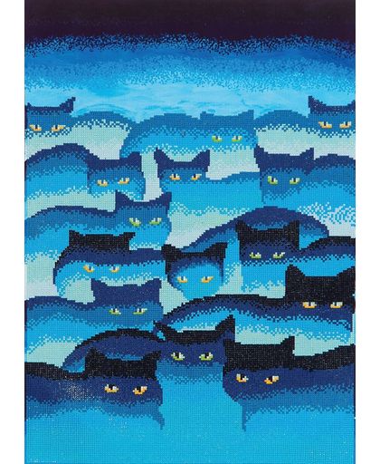 Diamond Dotz ® painting Smokey Mountain Cats (47x66 cm)