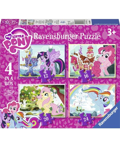 Ravensburger My little Pony. Vier puzzels -12+16+20+24 stukjes - kinderpuzzel