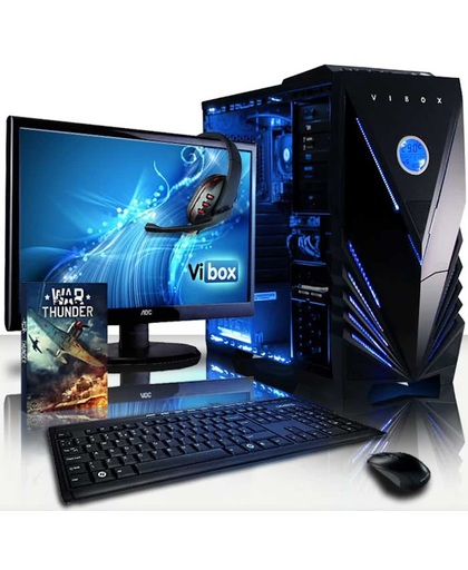 Vision 2W Game PC - 3.9GHz AMD 2-Core CPU, Gaming Desktop PC met 22" HD Monitor, Levenslang Garantie (A4 Dual 2-Core Processor, 8 GB RAM, 1 TB Harde Schijf, 150MBs WiFi Adapter, Zonder Besturingssysteem)