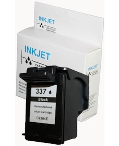 Merkloos   Inktcartridge / Alternatief voor de inkt cartridge voor Hp 337 zwart wit Label