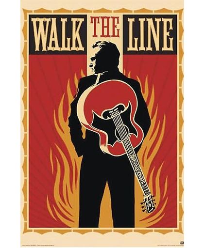 Cash, Johnny Walk The Line Poster st.