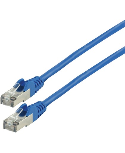 FTP CAT 5e netwerk kabel 5,00 m blauw