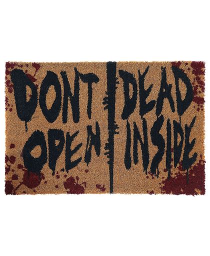 The Walking Dead Don&apos;t Open Dead Inside Deurmat meerkleurig