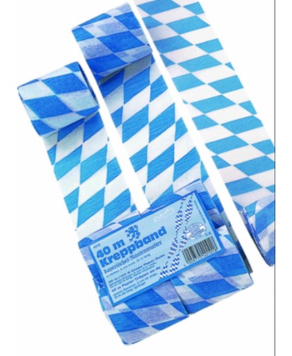 Oktoberfest Bayern crepe papier slinger 40 meter