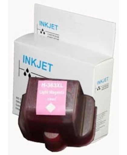 inkt cartridge voor Hp 363 magenta light wit Label|Toners-en-inkt
