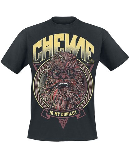 Star Wars Solo: A Star Wars Story - Chewie Is My Copilot T-shirt zwart