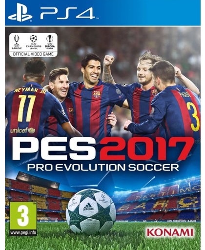 Konami Pro Evolution Soccer 2017, PS4 Basis PlayStation 4 video-game