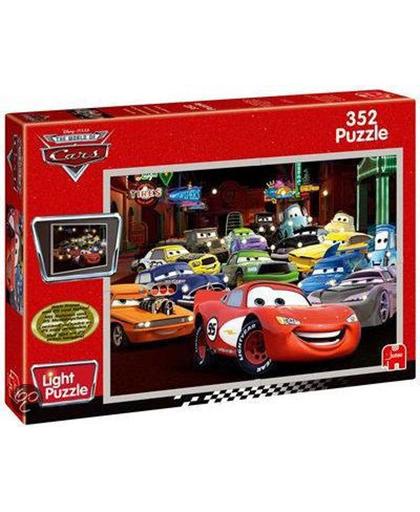 Jumbo Disney Cars - Lichtjes Puzzel - 352 stukjes.
