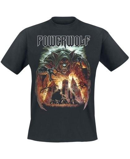 Powerwolf Vampire Wolf T-shirt zwart