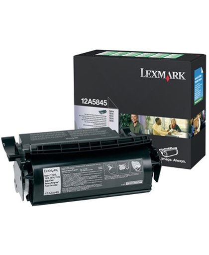 Lexmark Optra T High Yield Return Program Print Cartridge 25000pagina's Zwart