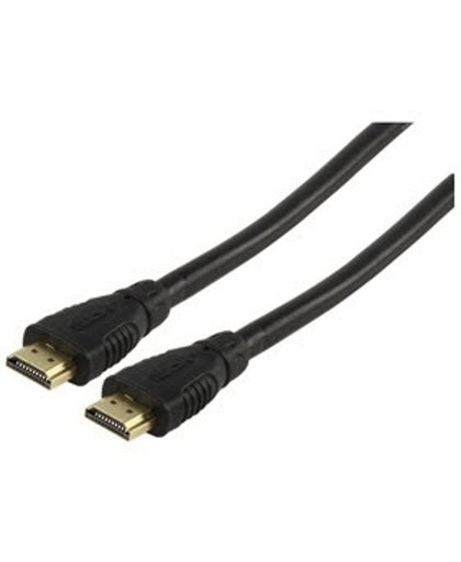 HQ - Verguld HDMI kabel - 1.5 m - Zwart Male/Male (1,5 meter)