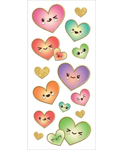 Paper House Stickers Kawaii Hearts