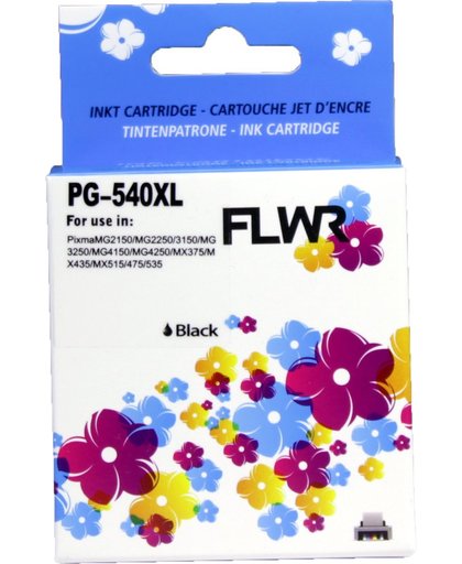 FLWR - Inktcartridge / PG-540XL / Zwart - geschikt voor Canon