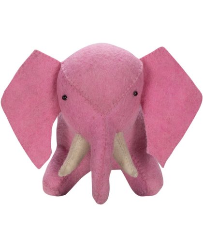 Kidsdepot knuffel elephant Jungle pink