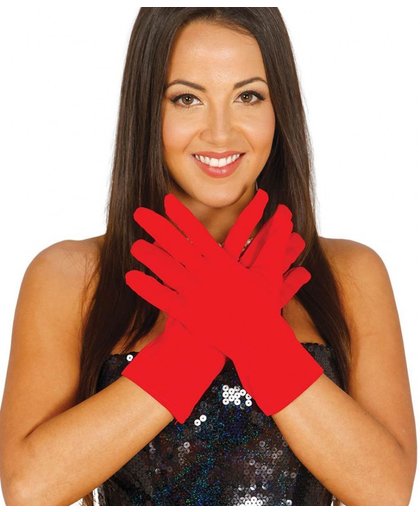 Rode Handschoenen 2 stuks