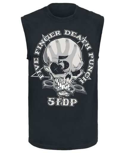 Five Finger Death Punch One Two Tanktop zwart