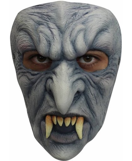Halloween Masker Vampier Angry Deluxe voorkant