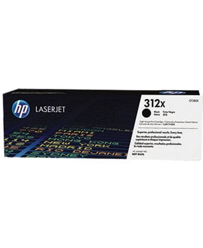 HP 312X - Tonercartridge / Zwart / Hoge Capaciteit