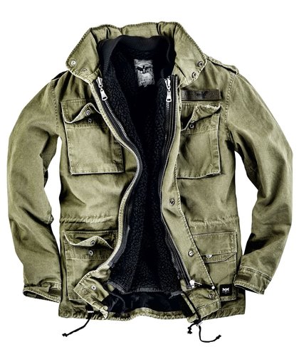 Black Premium by EMP Army Field Jacket Jas olijf