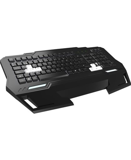 Mars Gaming MKHA1 USB Zwart, Wit toetsenbord